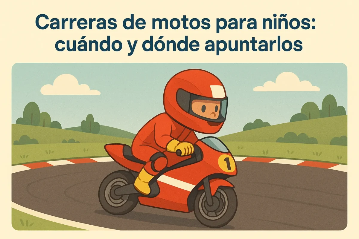 Carreras de motos para niños: cuándo y dónde apuntarlos