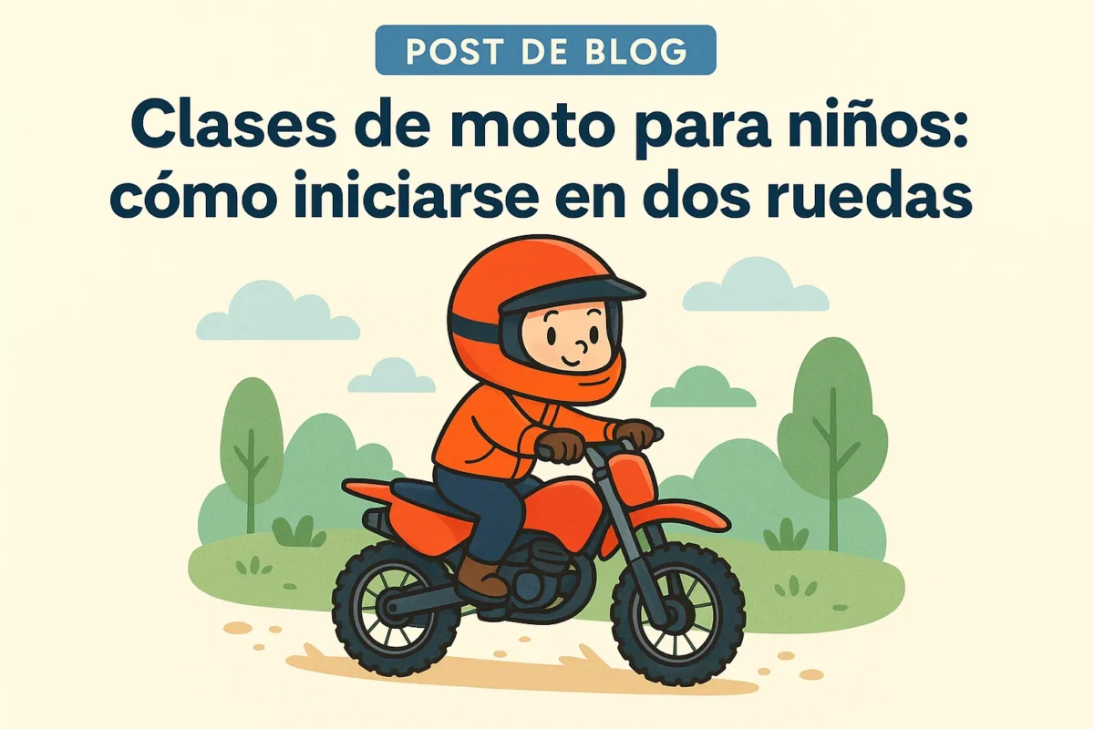 Clases de moto para niños: cómo iniciarse en dos ruedas