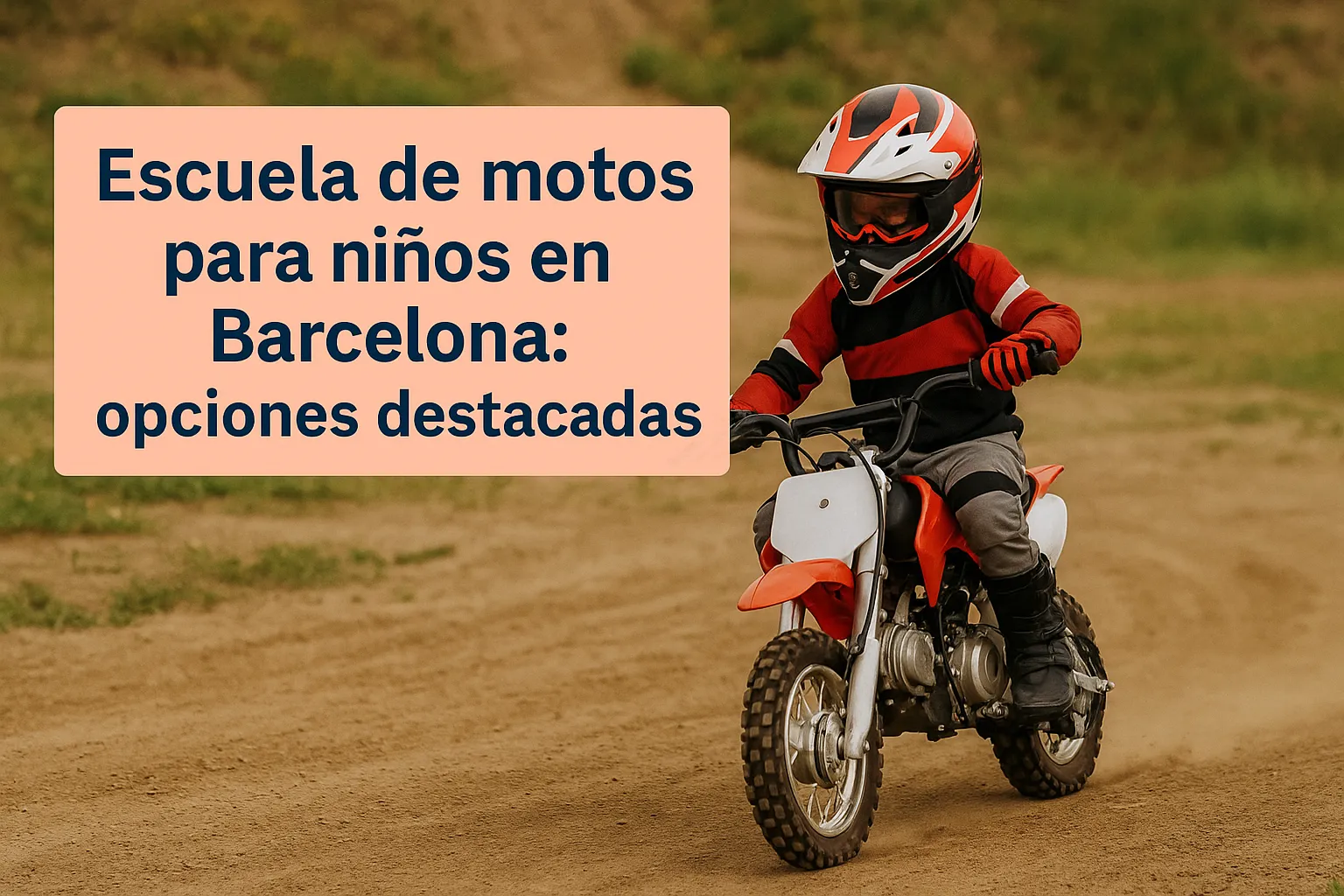 Escuela de motos para niños en Barcelona: opciones destacadas