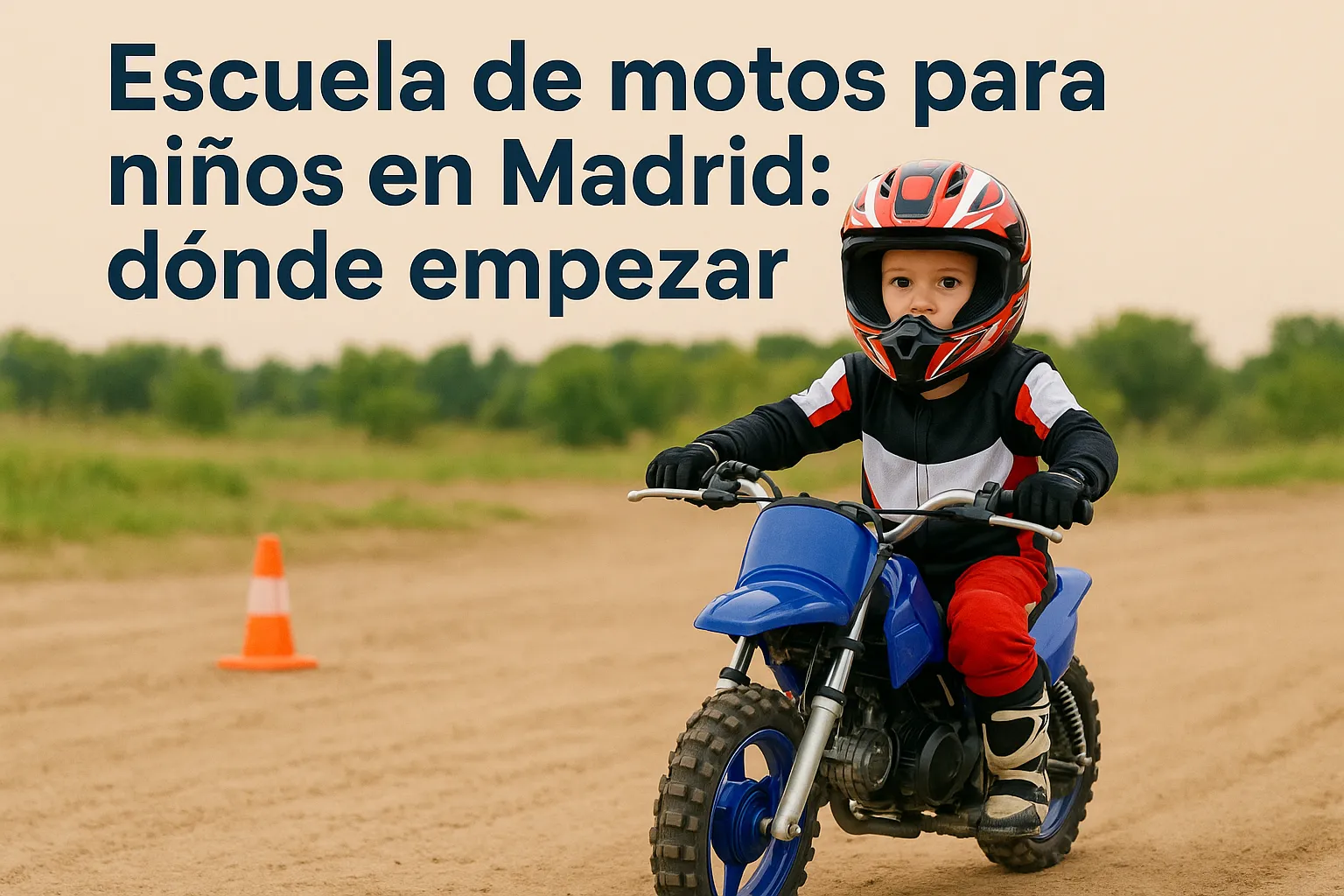 Escuela de motos para niños en Madrid: dónde empezar