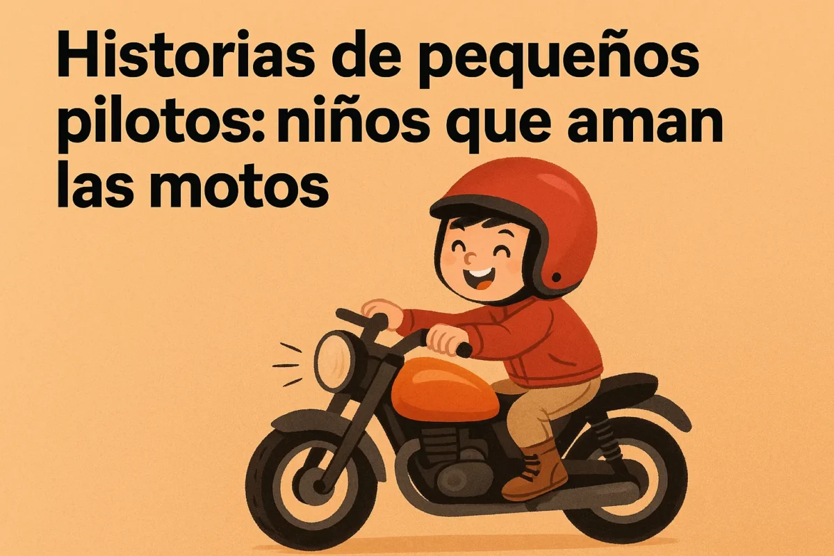 Historias de pequeños pilotos: niños que aman las motos