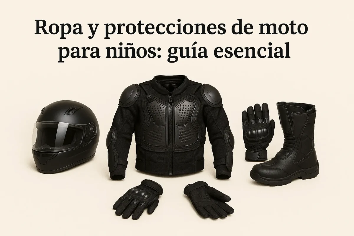 Ropa y protecciones de moto para niños: guía esencial