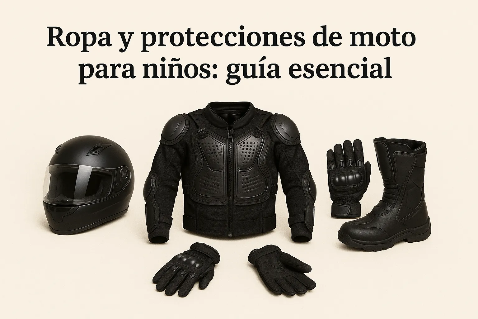 Ropa y protecciones de moto para niños: guía esencial